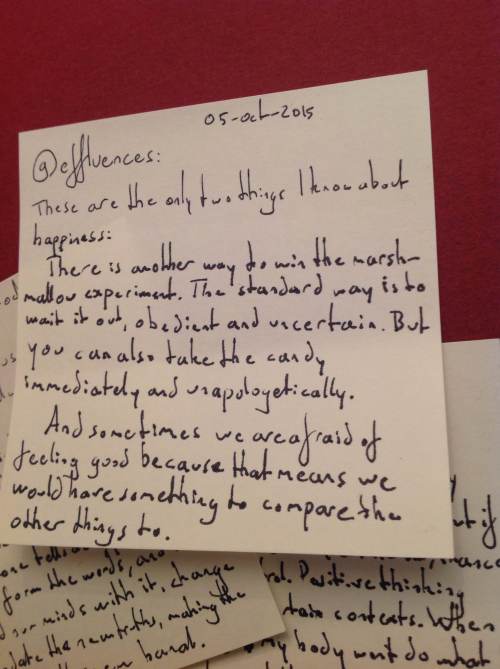 Advice for @effIuences.